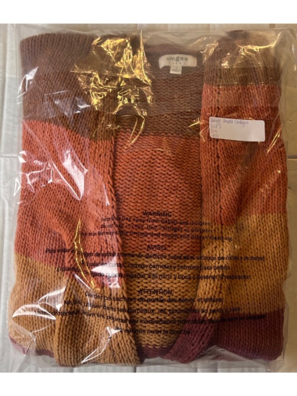 Umgee Striped Duster Cardigan - Picture 10 of 10